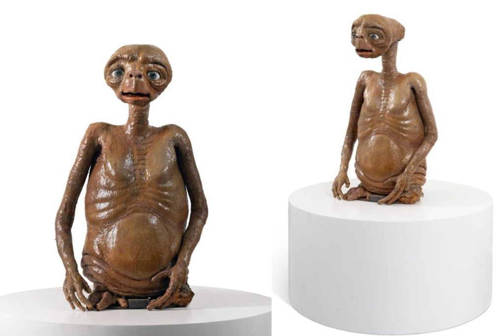 Com estimativa de valor milionário, boneco original de ‘E.T.: O Extraterrestre’ fica sem comprador em leilão