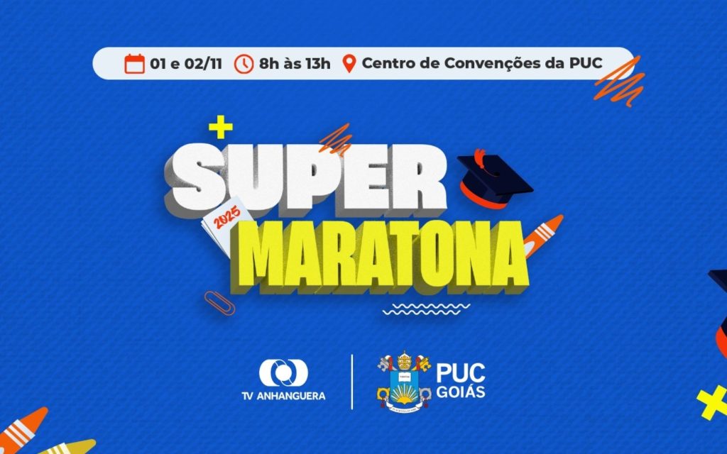 Super Maratona para o Enem 2025: começam inscrições para aulas de revisão de graça