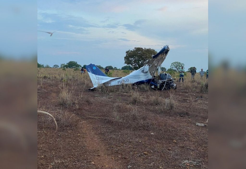 Morre no hospital segunda vítima de queda de avião em fazenda no Tocantins