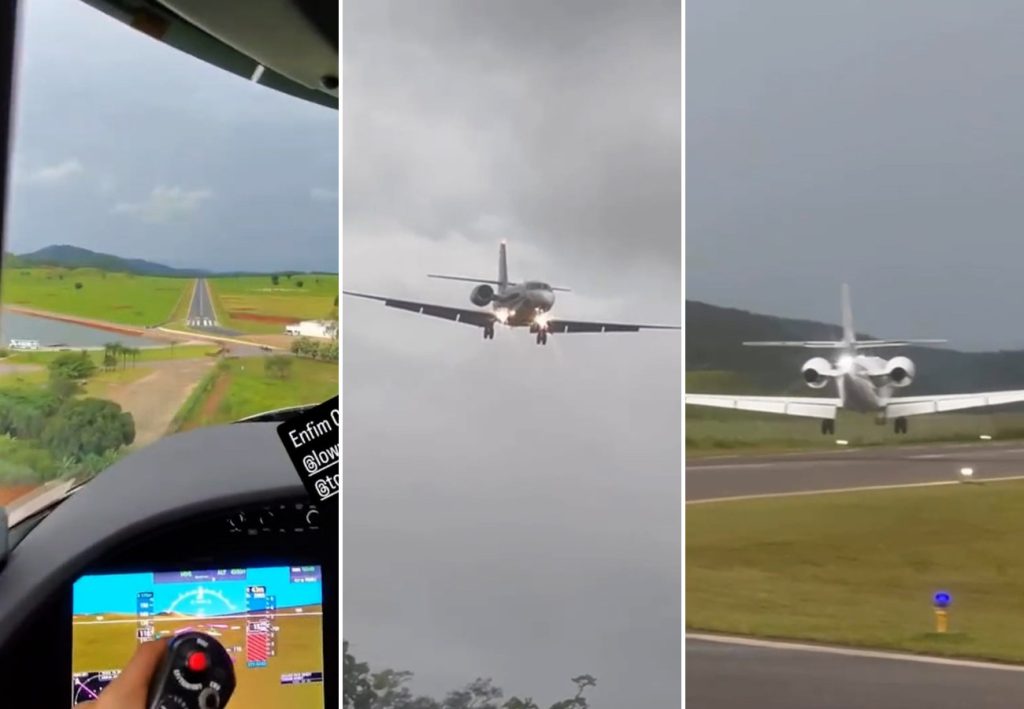 Juliano, da dupla com Henrique, pousa jato de R$ 80 milhões na fazenda da família no Tocantins; vídeo