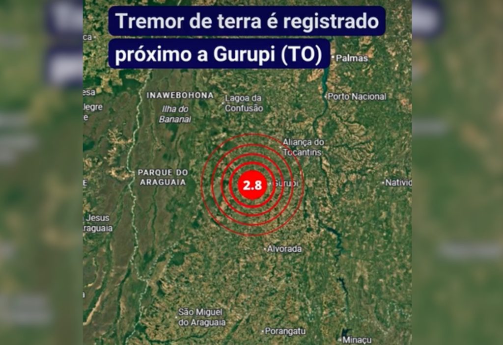 Tocantins registrou 28 tremores de terra nos últimos 10 anos; veja qual foi o mais forte