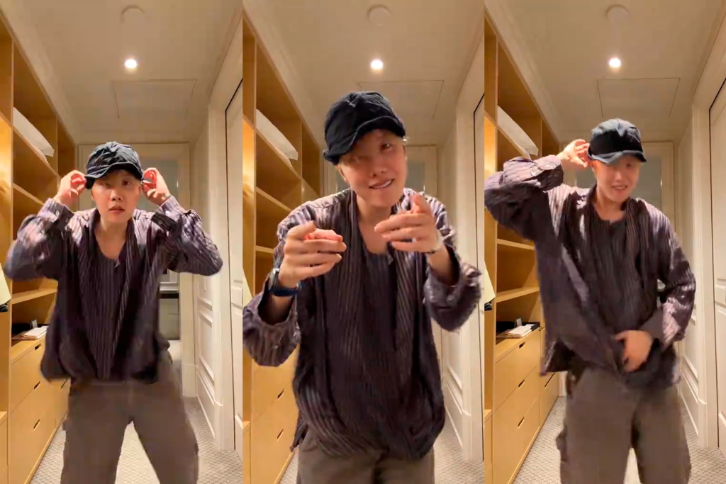 J-Hope, do BTS, dança ao som do funk ‘Quero Ver na Hora H’ e diz: ‘Se você quiser, Brasil’